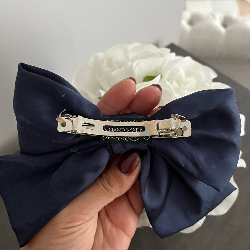 Hair bow navy 🎀 - Picture 2 of 2
